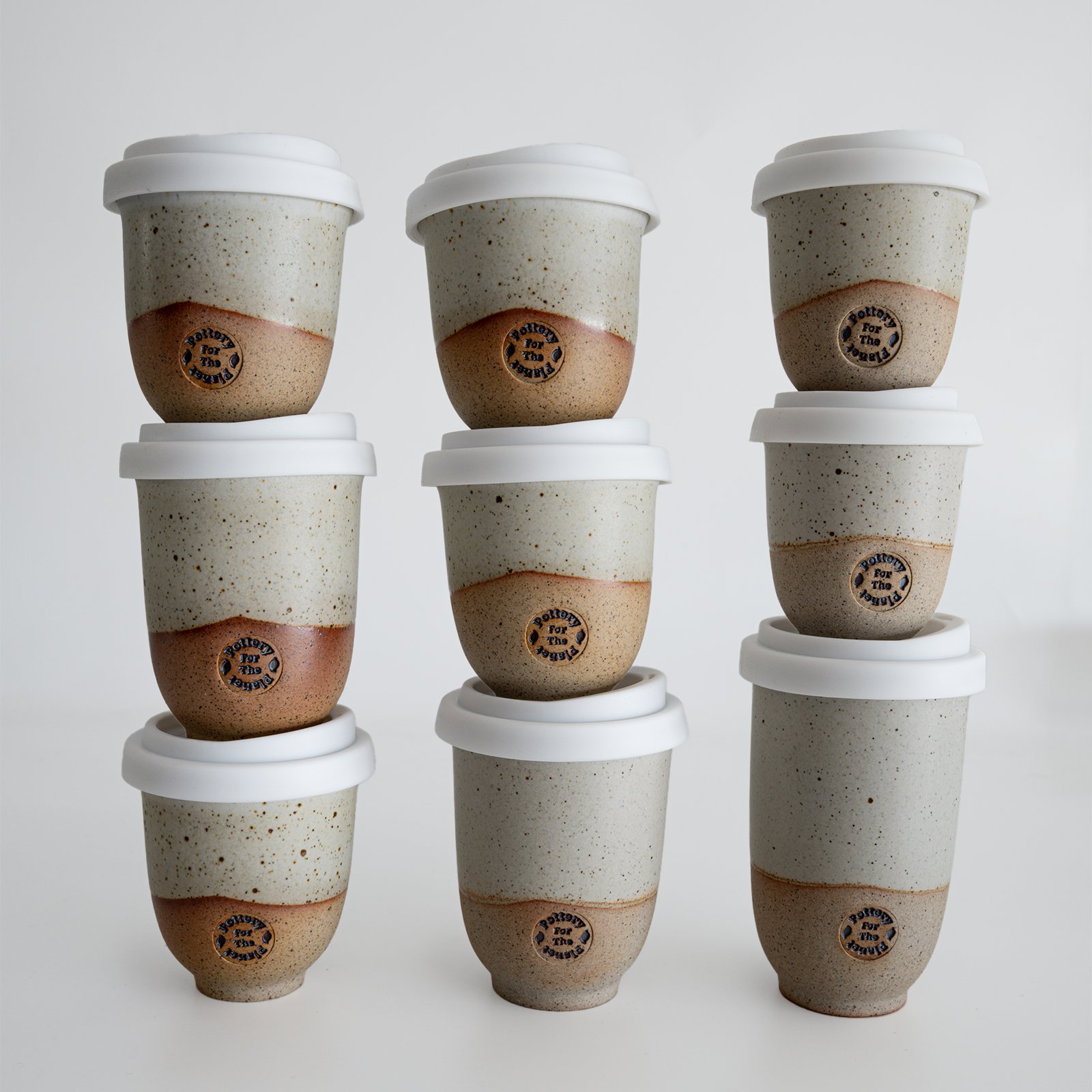 The 8 Most Sustainable Coffee Cups in Australia in 2026 5 Pottery For The Planet Signature Travel Cups Sandy 1