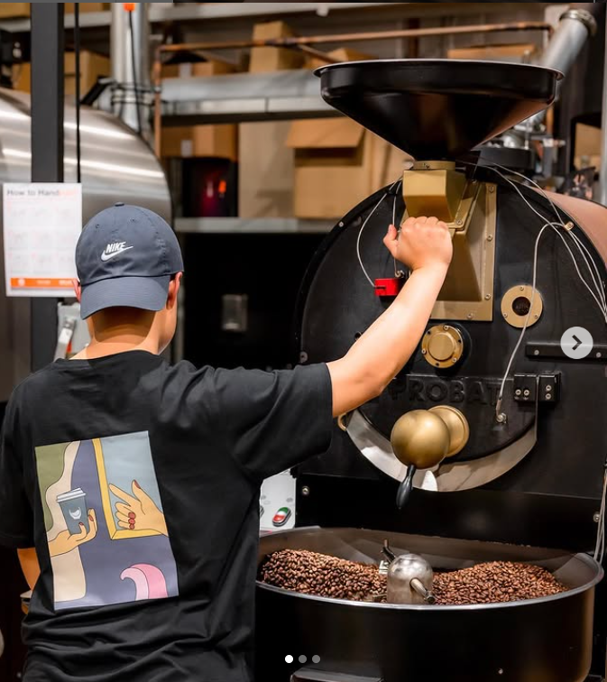 Roasting coffee