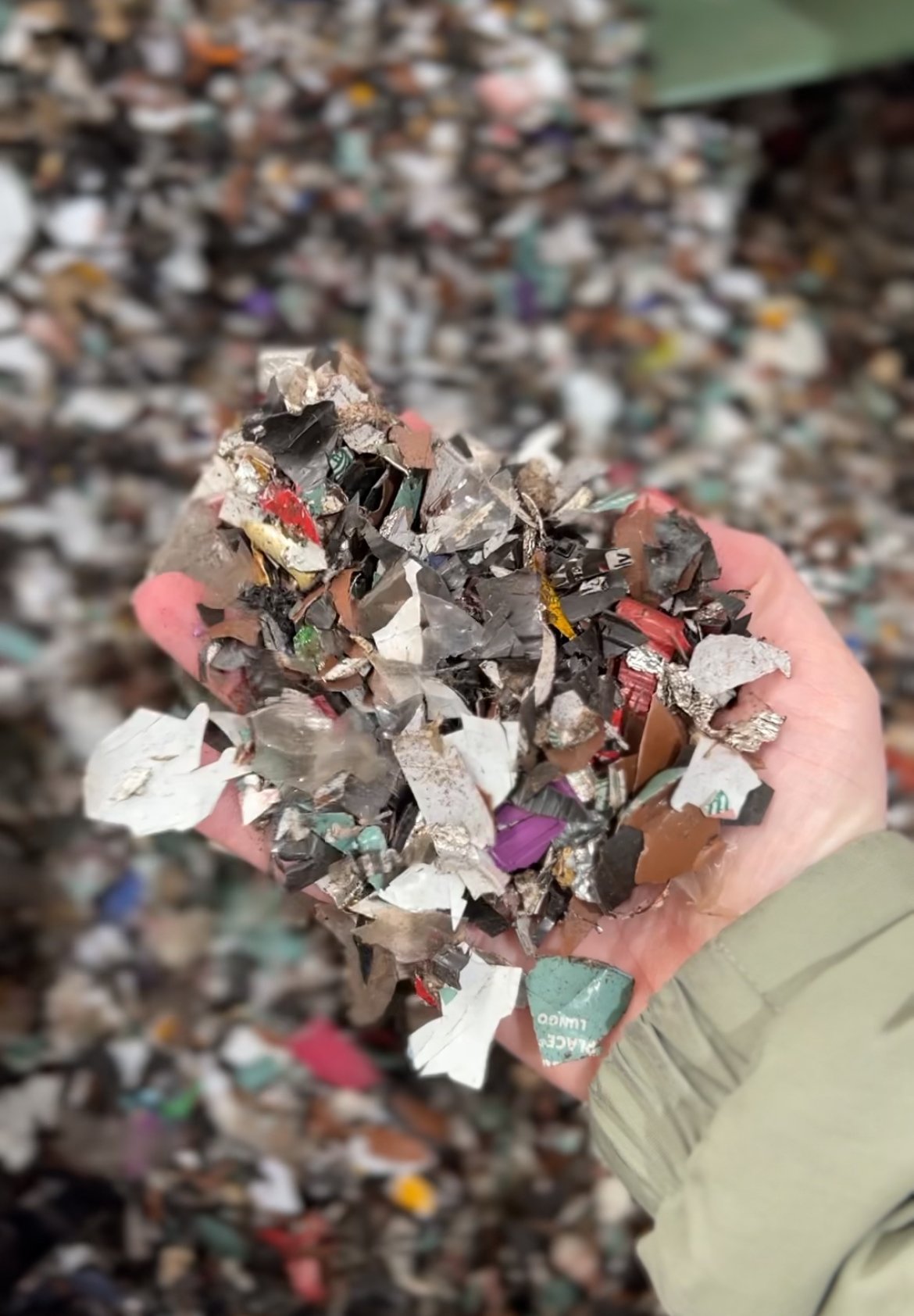 Saveboard shredded materials