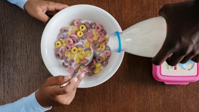 plastic milk bottles
